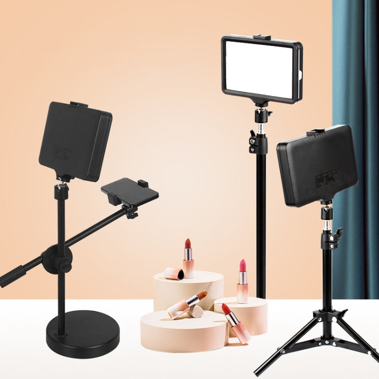 6 นิ้ว 3200-5500K การถ่ายภาพอุณหภูมิสามสีจอแบน Live Fill Light, Spec:, Small Tripod, 30cm Bracket, 42CM Bracket, 0.5m Bracket, 0.5m Bracket +Bluetooth RC, 2.1m Bracket, 2.1m Bracket+Bluetooth RC, Overhead Bracket