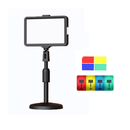 6 นิ้ว 3200-5500K การถ่ายภาพอุณหภูมิสามสีจอแบน Live Fill Light, Spec:, Small Tripod, 30cm Bracket, 42CM Bracket, 0.5m Bracket, 0.5m Bracket +Bluetooth RC, 2.1m Bracket, 2.1m Bracket+Bluetooth RC, Overhead Bracket