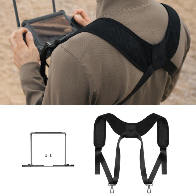 สายรัดควบคุมระยะไกล DJI RC Plus ดั้งเดิมและชุดรองรับเอว, Strap And Waist Support Kit
