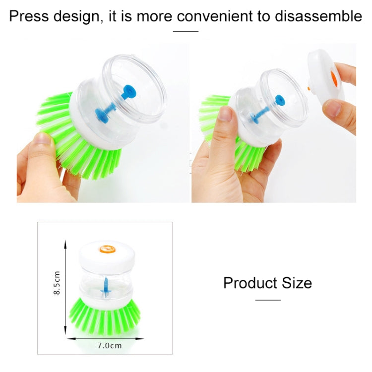 2 ชิ้นครัวล้างภาชนะแปรงจานหม้อพร้อมล้างตู้ทำสบู่เหลว, Utensils Pot Dish Brush