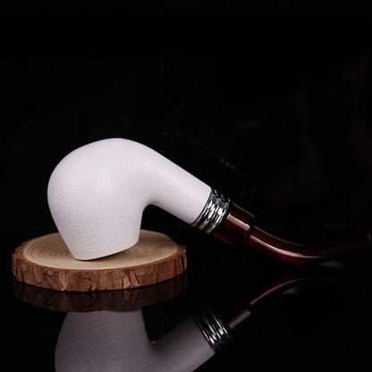 ท่อเรซิน Meerschaum ตัวกรองแบบถอดได้และล้างทำความสะอาดได้ชุดอุปกรณ์เสริมสำหรับการสูบบุหรี่ไปป์, Meerschaum Resin Pipe