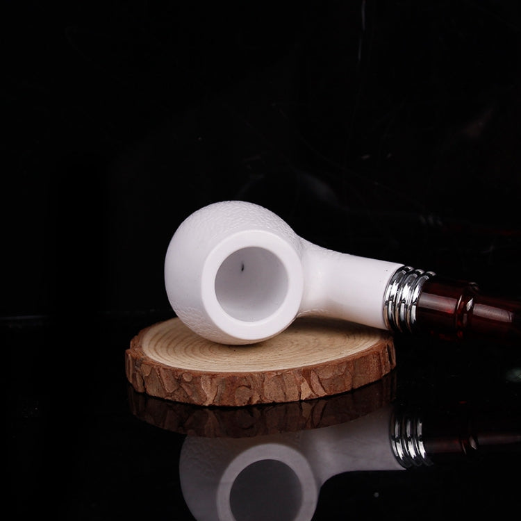 ท่อเรซิน Meerschaum ตัวกรองแบบถอดได้และล้างทำความสะอาดได้ชุดอุปกรณ์เสริมสำหรับการสูบบุหรี่ไปป์, Meerschaum Resin Pipe