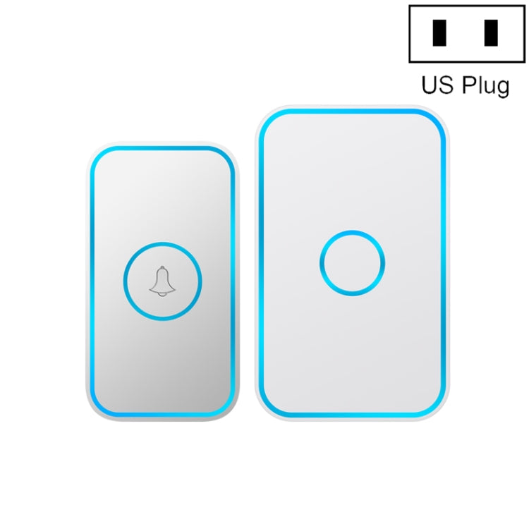 CACAZI A78 ออดไร้สายระยะไกลอัจฉริยะ รีโมทคอนโทรล ออดอิเล็กทรอนิกส์, US Plug, EU Plug, UK Plug