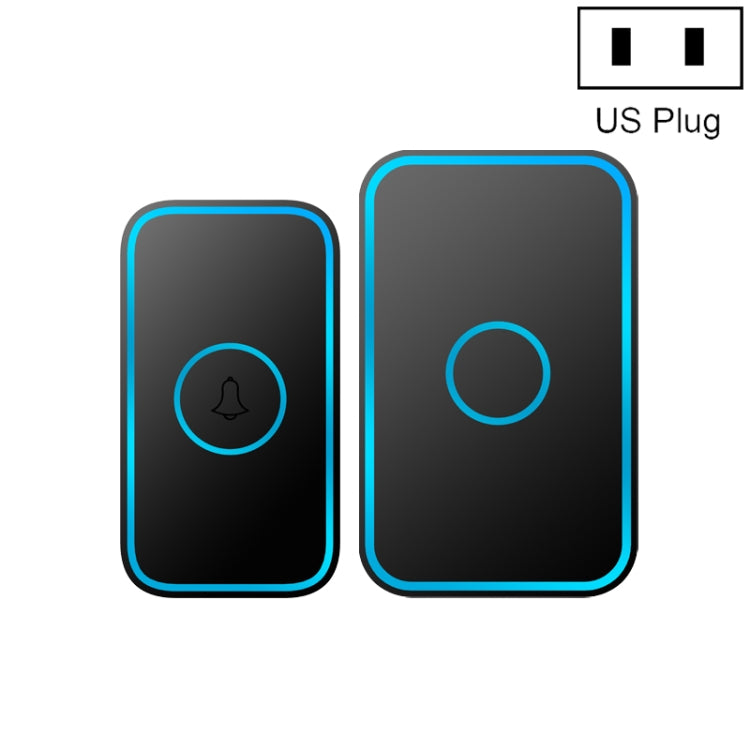 CACAZI A78 ออดไร้สายระยะไกลอัจฉริยะ รีโมทคอนโทรล ออดอิเล็กทรอนิกส์, US Plug, EU Plug, UK Plug