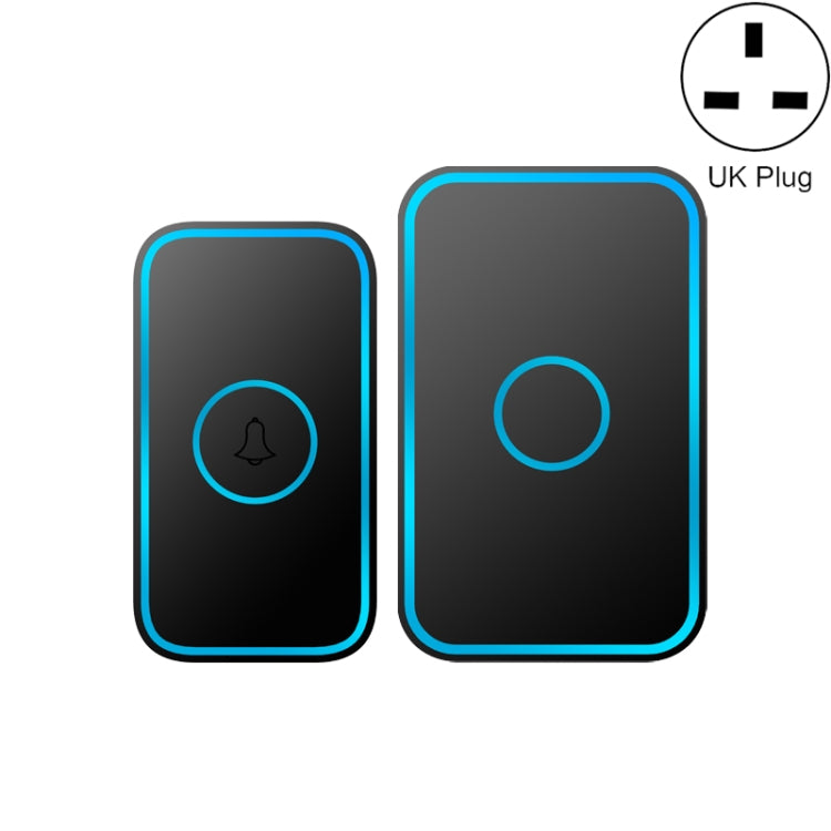 CACAZI A78 ออดไร้สายระยะไกลอัจฉริยะ รีโมทคอนโทรล ออดอิเล็กทรอนิกส์, US Plug, EU Plug, UK Plug