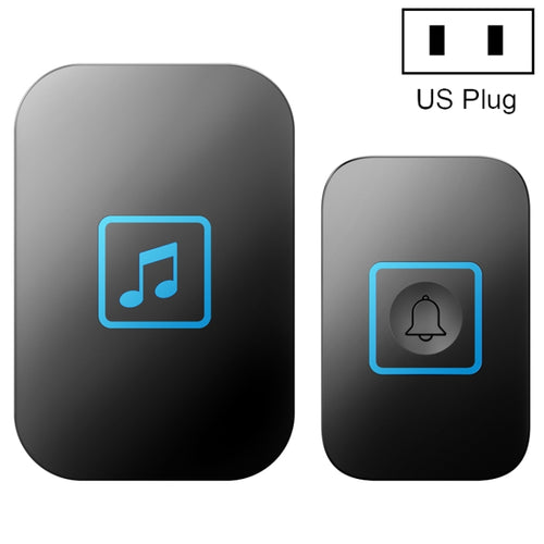 CACAZI A86 เพลงอิเล็กทรอนิกส์ รีโมทคอนโทรล ออดหนึ่งสำหรับหนึ่งออดไร้สาย AC, US Plug, UK Plug, EU Plug