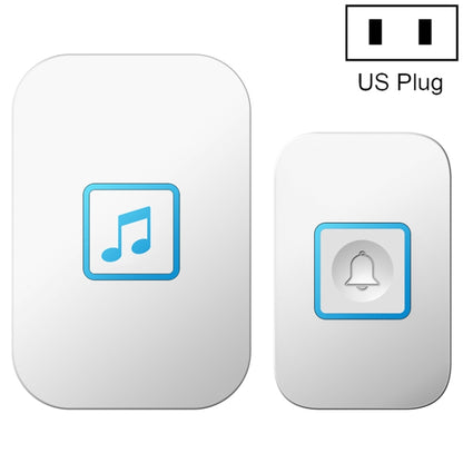 CACAZI A86 เพลงอิเล็กทรอนิกส์ รีโมทคอนโทรล ออดหนึ่งสำหรับหนึ่งออดไร้สาย AC, US Plug, UK Plug, EU Plug