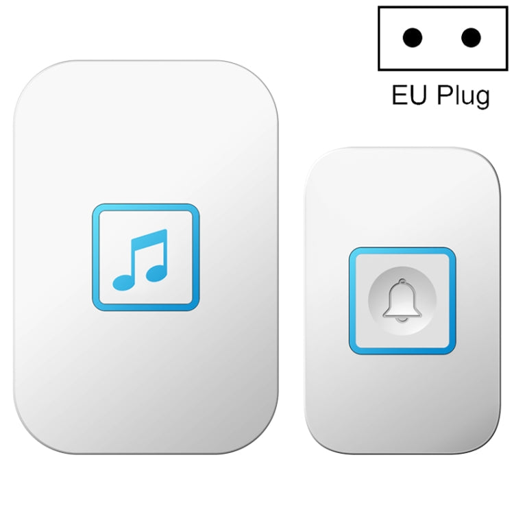 CACAZI A86 เพลงอิเล็กทรอนิกส์ รีโมทคอนโทรล ออดหนึ่งสำหรับหนึ่งออดไร้สาย AC, US Plug, UK Plug, EU Plug