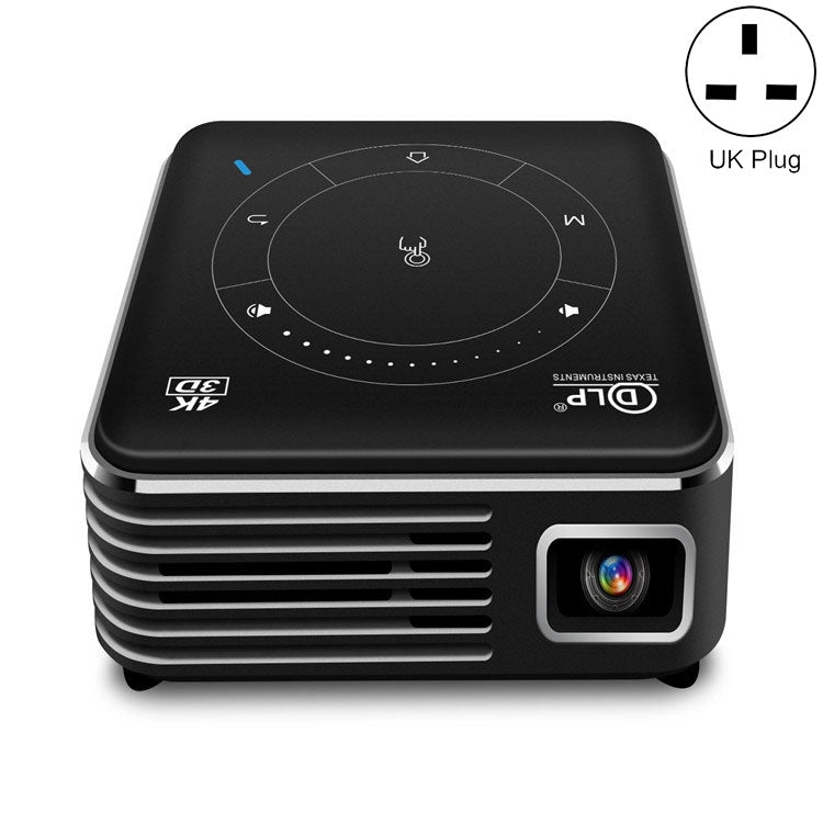 P11 4K HD DLP มินิโปรเจคเตอร์ 3D 4G + 32G Smart Micro สะดวกโปรเจคเตอร์, UK Plug, AU Plug