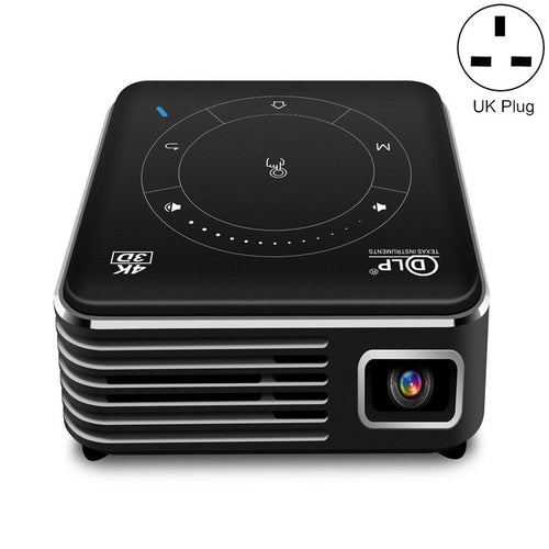 P11 4K HD DLP มินิโปรเจคเตอร์ 3D 4G + 32G Smart Micro สะดวกโปรเจคเตอร์, UK Plug, AU Plug