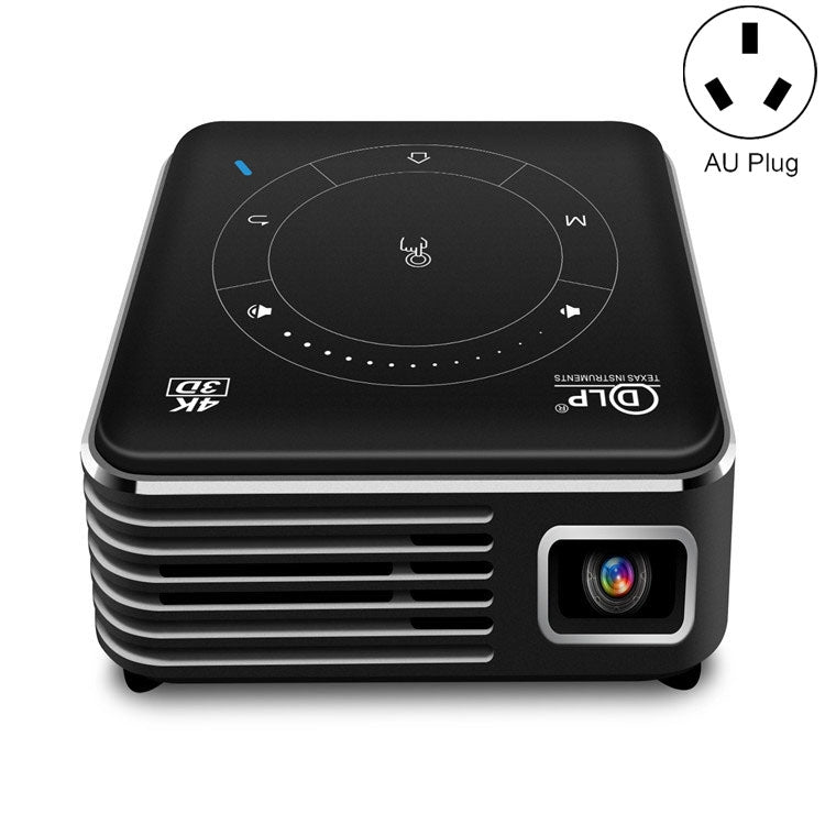 P11 4K HD DLP มินิโปรเจคเตอร์ 3D 4G + 32G Smart Micro สะดวกโปรเจคเตอร์, UK Plug, AU Plug