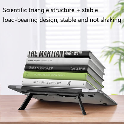 Oatsbasf 03362 แล็ปท็อป Cooling Stand เดสก์ท็อปแบบพกพาขาตั้งแนวตั้งแบบแขวน