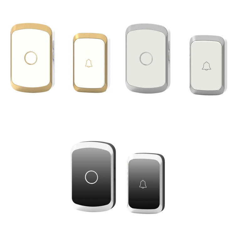 CACAZI A20 สมาร์ทโฮมออดไร้สายเพลงดิจิตอลรีโมทคอนโทรลออดกันน้ำ, US Plug, UK Plug, EU Plug