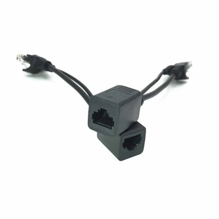 15 PCS POE แยกสายกล้องเครือข่าย Power Splitter RJ45 เครือข่ายพอร์ตแหล่งจ่ายไฟ