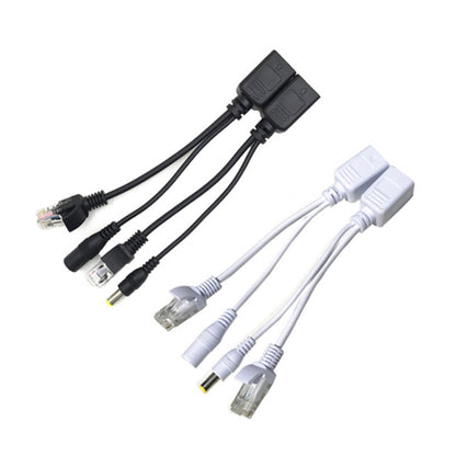 15 PCS POE แยกสายกล้องเครือข่าย Power Splitter RJ45 เครือข่ายพอร์ตแหล่งจ่ายไฟ