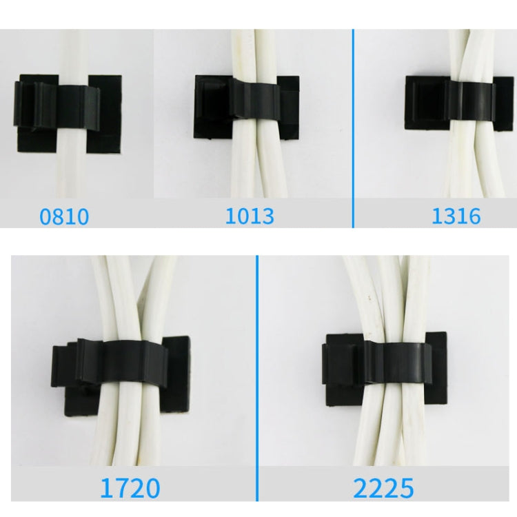 100 PCS ปรับ Self-Adhesive ลวด Fixing CABLE Organizer, Y-0810, Y-1013, Y-1316, Y-1720, Y-2225