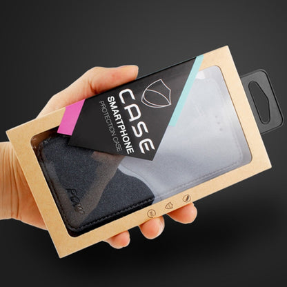 50 ชิ้นกระดาษคราฟท์ซองหนังกรณีบรรจุภัณฑ์กล่องโทรศัพท์, L 5.8-6.7 Inch, S 4.7 Inch