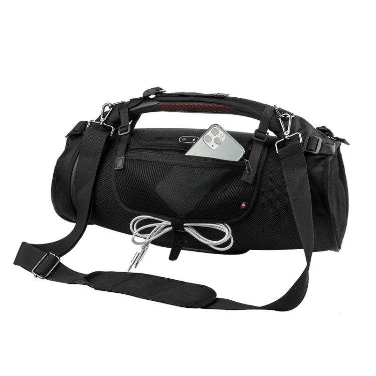 ลำโพงบลูทูธสายคล้องไหล่เดี่ยว + กระเป๋าโทรศัพท์ชุดสำหรับ JBL Boombox 1/2, Case + Phone Bag Black