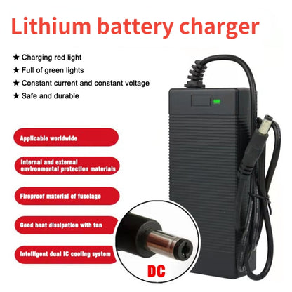 JN-84W-420200 42V 2A เครื่องชาร์จแบตเตอรี่ลิเธียมสกู๊ตเตอร์,, US Plug, AU Plug, EU Plug, UK Plug