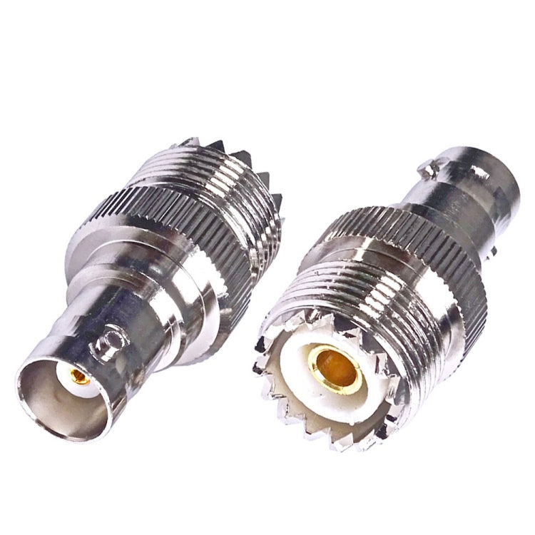 แจ็คตัวเมีย BNC ถึง UHF PL-259 ตัวเชื่อมต่ออะแดปเตอร์ RF Coax แบบตรงตัวเมีย, BNC Female To UHF Female