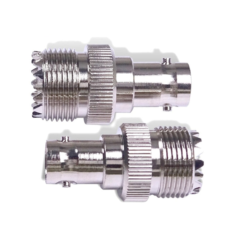 แจ็คตัวเมีย BNC ถึง UHF PL-259 ตัวเชื่อมต่ออะแดปเตอร์ RF Coax แบบตรงตัวเมีย, BNC Female To UHF Female