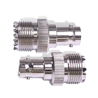 แจ็คตัวเมีย BNC ถึง UHF PL-259 ตัวเชื่อมต่ออะแดปเตอร์ RF Coax แบบตรงตัวเมีย, BNC Female To UHF Female