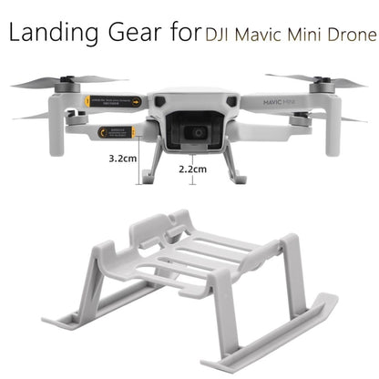 สำหรับ DJI MAVIC Mini ขาตั้งกล้องที่มีความสูงมากขึ้นที่วางจำหน่ายเกียร์ Landing Gear อย่างรวดเร็ว (สีเทา), For DJI MAVIC Mini