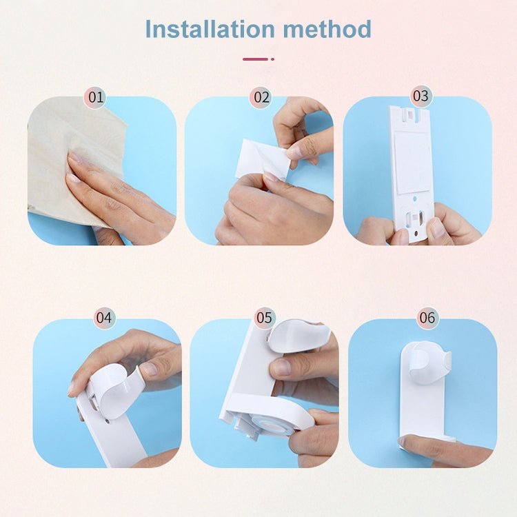 5 ชิ้นผู้ถือแปรงสีฟันไฟฟ้าผู้ถือแปรงสีฟันสากลชั้นเก็บห้องน้ำ, Electric Toothbrush Holder 1