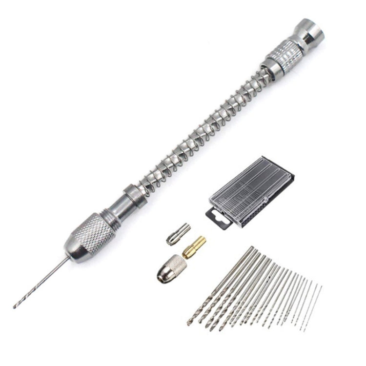 HIAIM Punch ชุดสว่านมือบิดสว่านกึ่งอัตโนมัติ, Hand Drills +0.3-1.6 Bits 20 PCS