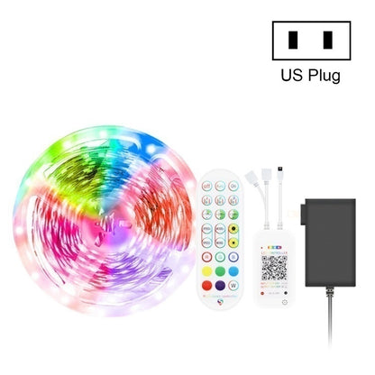 ชุดบลูทูธสมาร์ทเพลงควบคุมเสียงแถบไฟกันน้ำ 5050 RGB บรรยากาศที่มีสีสันไฟ LED Strip พร้อมรีโมทคอนโทรล 24 ปุ่ม, 5M 150 LEDs, 5M 300 LEDs, 10M 300 LEDs, 10M 600 LEDs, 15M 450 LEDs, 20M 360 LEDs, 30M 540 LEDs