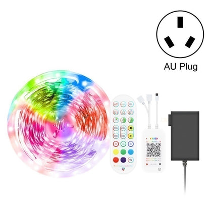 ชุดบลูทูธสมาร์ทเพลงควบคุมเสียงแถบไฟกันน้ำ 5050 RGB บรรยากาศที่มีสีสันไฟ LED Strip พร้อมรีโมทคอนโทรล 24 ปุ่ม, 5M 150 LEDs, 5M 300 LEDs, 10M 300 LEDs, 10M 600 LEDs, 15M 450 LEDs, 20M 360 LEDs, 30M 540 LEDs