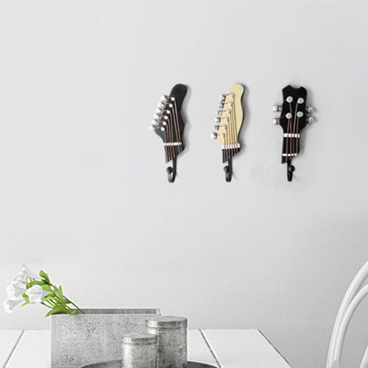 3 ชิ้นกีตาร์รูปร่างตกแต่งบ้านตะขอ, Guitar Shape Hook