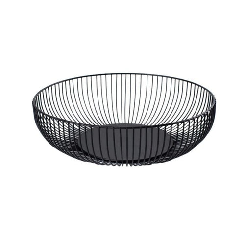 ห้องนั่งเล่นในครัวเรือนตะกร้าผลไม้ Wrought Iron Desktop ตะกร้าเก็บขนม, Snack Basket