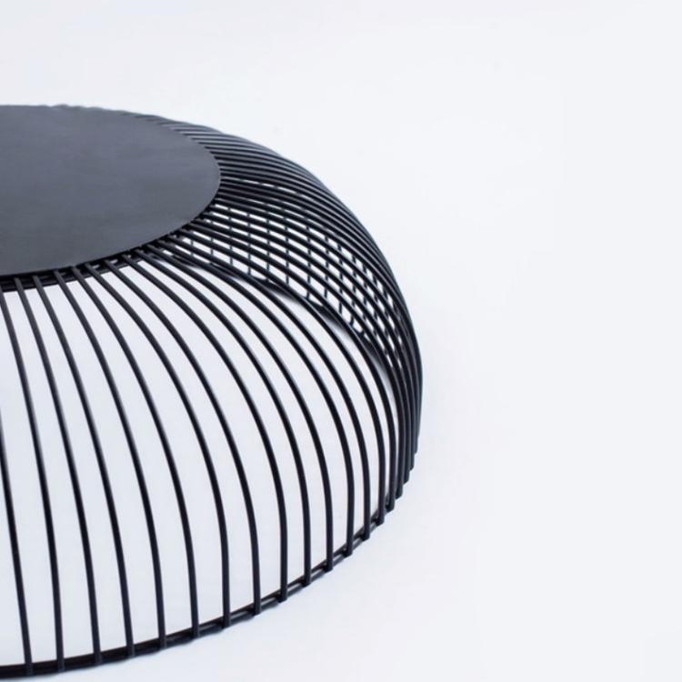 ห้องนั่งเล่นในครัวเรือนตะกร้าผลไม้ Wrought Iron Desktop ตะกร้าเก็บขนม, Snack Basket