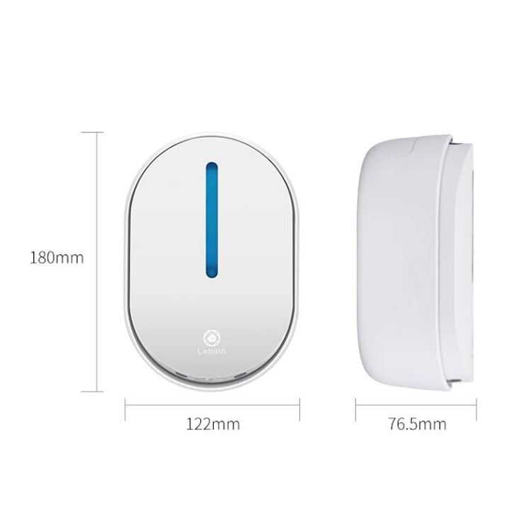 Lebath เครื่องจ่ายสบู่โฟมอัตโนมัติแบบติดผนังในครัวเรือนสำหรับเด็ก, Wall-mounted USB Dispenser