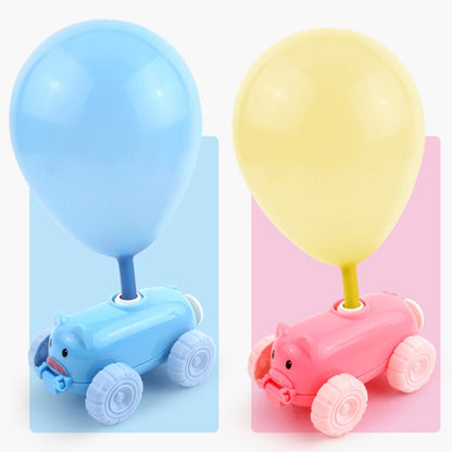 Piggy Air Powered รถบอลลูน รถแรงเสียดทานเด็กทางปัญญาของเล่น