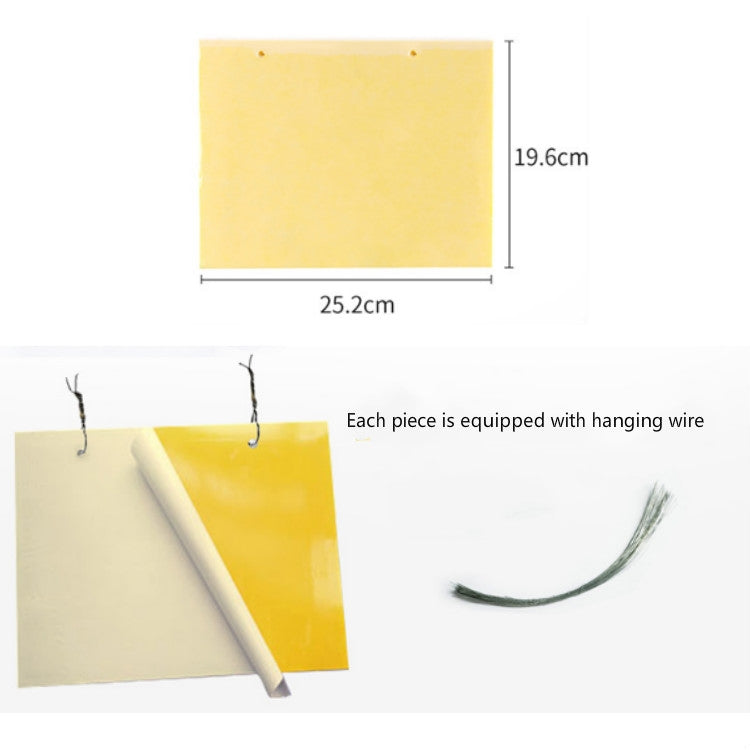 10 แพ็คสองด้าน Stick แมลงกระดานสีเหลือง BOARD Melon ผลไม้ Fly TRAP BOARD