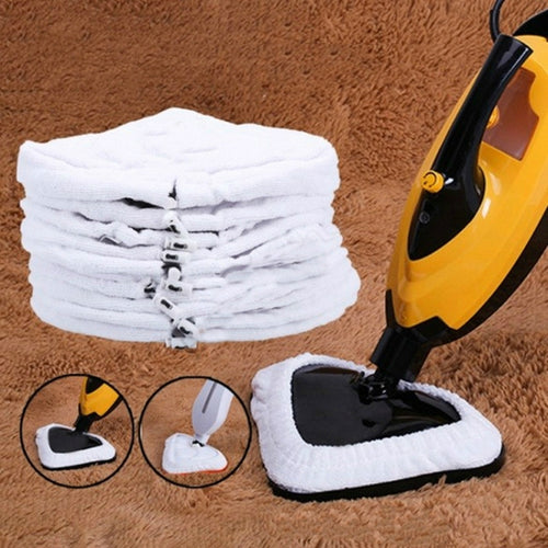 แผ่นทำความสะอาดผ้าสามเหลี่ยมไมโครไฟเบอร์สำหรับ H20, X5, S302, S001 Steam Mop Steamer Cleaner, Triangle Cloth Cleaning Pad
