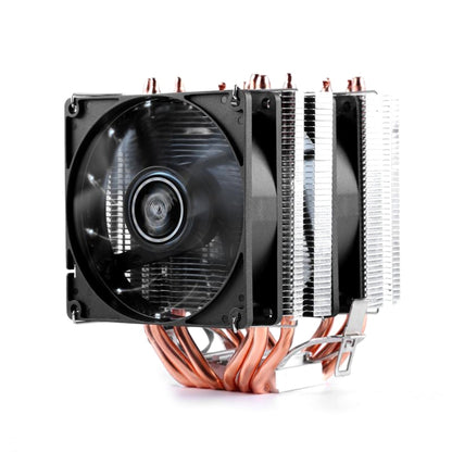 คอมพิวเตอร์เดสก์ท็อป 6 ท่อทองแดงหม้อน้ำ CPU เงียบสุด ๆ, 6 Tube Without Light 3-pin Single Fan, 6 Tube Without Light 3-pin Double Fan, 6 Tube Blue Light 3-pin Single Fan, 6 Tube Blue Light 3-pin Double Fan, 6 Tube PWM Single Fan, 6 Tube PWM Double Fan