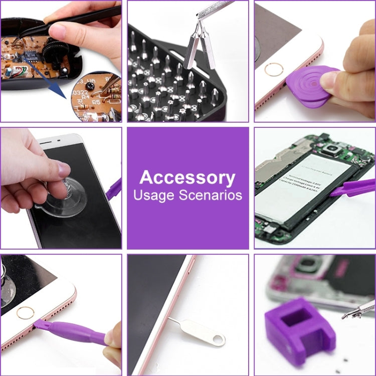 135 in 1 DIY โทรศัพท์มือถือถอดชิ้นส่วน เครื่องมือ ซ่อมนาฬิกามัลติฟังก์ชั่น เครื่องมือ ไขควง ชุด, 135 in 1 (Gray), 135 in 1 (Red), 135 in 1 (Purple)