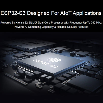 Waveshare ESP32-S3 ไมโครคอนโทรลเลอร์ 2.4GHz Wi-Fi Development Board ESP32-S3-WROOM-1-N8R8 โมดูล, 24263, 24363