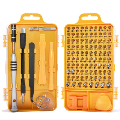นาฬิกาโทรศัพท์มือถือ Disassembly เครื่องมือบำรุงรักษา Multi-function Chrome Vanadium Steel ไขควงชุด, 110 in 1 (Yellow), 110 in 1 (Blue), 110 in 1 (Red)