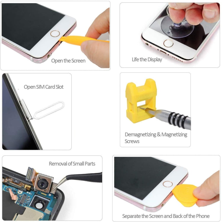 นาฬิกาโทรศัพท์มือถือ Disassembly เครื่องมือบำรุงรักษา Multi-function Chrome Vanadium Steel ไขควงชุด, 110 in 1 (Yellow), 110 in 1 (Blue), 110 in 1 (Red)
