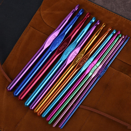 สีอลูมินาหัวเดียวโครเชต์แฮนด์เมด DIY ถักเครื่องมือวัสดุ, 14 PCS/Set, 28 PCS/Set, 36 PCS/Set, 26 PCS/Set, 34 PCS/Set, 27 PCS/Set, 30 PCS/Set, 119 PCS/Set