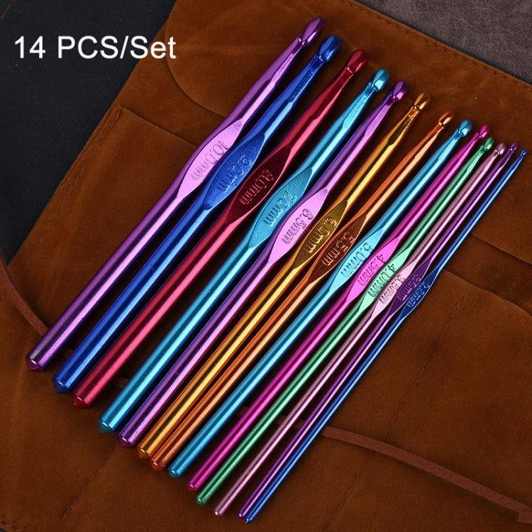 สีอลูมินาหัวเดียวโครเชต์แฮนด์เมด DIY ถักเครื่องมือวัสดุ, 14 PCS/Set, 28 PCS/Set, 36 PCS/Set, 26 PCS/Set, 34 PCS/Set, 27 PCS/Set, 30 PCS/Set, 119 PCS/Set