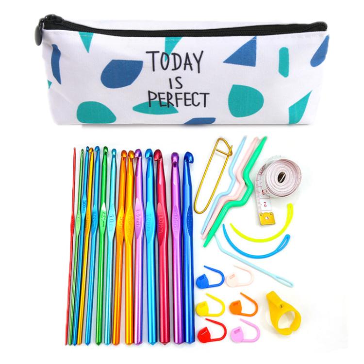 สีอลูมินาหัวเดียวโครเชต์แฮนด์เมด DIY ถักเครื่องมือวัสดุ, 14 PCS/Set, 28 PCS/Set, 36 PCS/Set, 26 PCS/Set, 34 PCS/Set, 27 PCS/Set, 30 PCS/Set, 119 PCS/Set