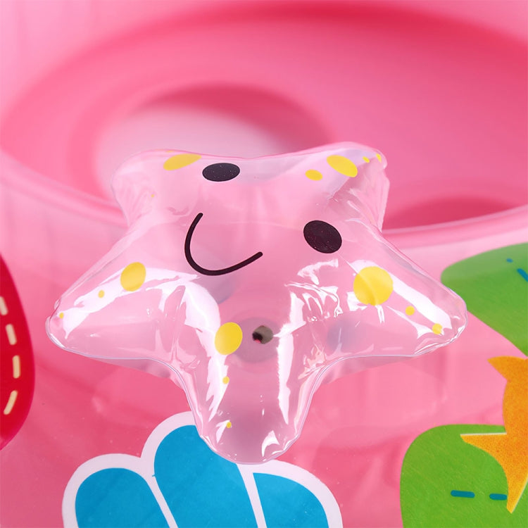 เด็กป้องกันสิ่งแวดล้อม PVC Inflatable Sunshade รูปเห็ดที่นั่งแหวนว่ายน้ำ, Mushroom(Blue), Mushroom(Pink)