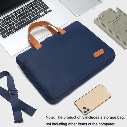 สำหรับ MacBook 15.6-16.1 นิ้ว MAHOO 10188 Ultra-Thin Hand กระเป๋าคอมพิวเตอร์ Messenger กระเป๋าแล็ปท็อป, Khaki, Dark Blue, Gray, Gray+Gray PU Power Bag, Dark Blue+Black PU Power Bag, Khaki+Gray PU Power Bag, Gray+Gray Mouse Pad, Dark Blue+Black Mouse Pa...