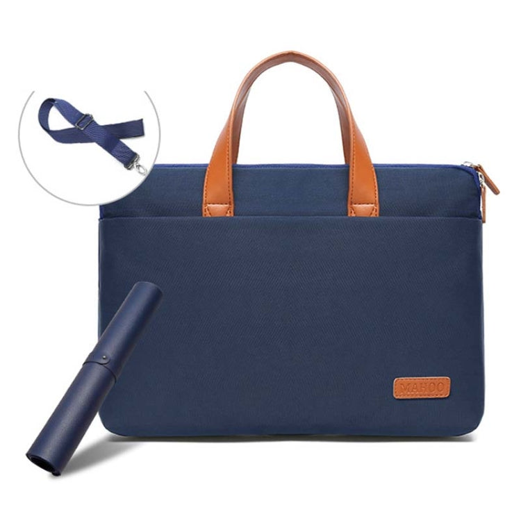สำหรับ MacBook 15.6-16.1 นิ้ว MAHOO 10188 Ultra-Thin Hand กระเป๋าคอมพิวเตอร์ Messenger กระเป๋าแล็ปท็อป, Khaki, Dark Blue, Gray, Gray+Gray PU Power Bag, Dark Blue+Black PU Power Bag, Khaki+Gray PU Power Bag, Gray+Gray Mouse Pad, Dark Blue+Black Mouse Pa...