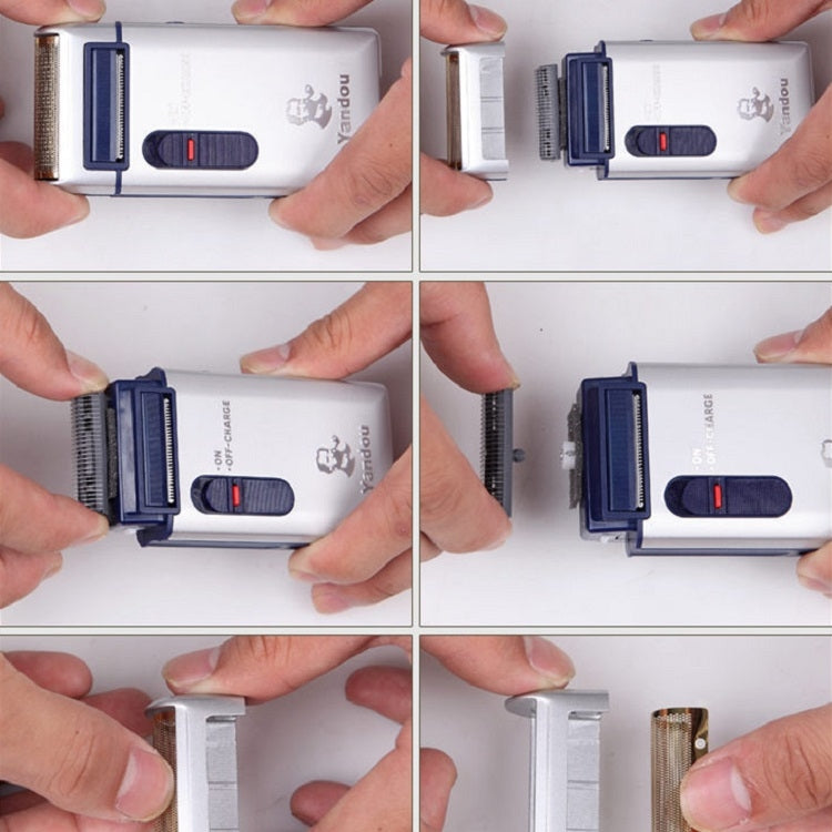Yandou SC-W301U มีดโกนหนวดไฟฟ้าแบบชาร์จไฟได้สำหรับผู้ชายพร้อมที่กันจอนวัด